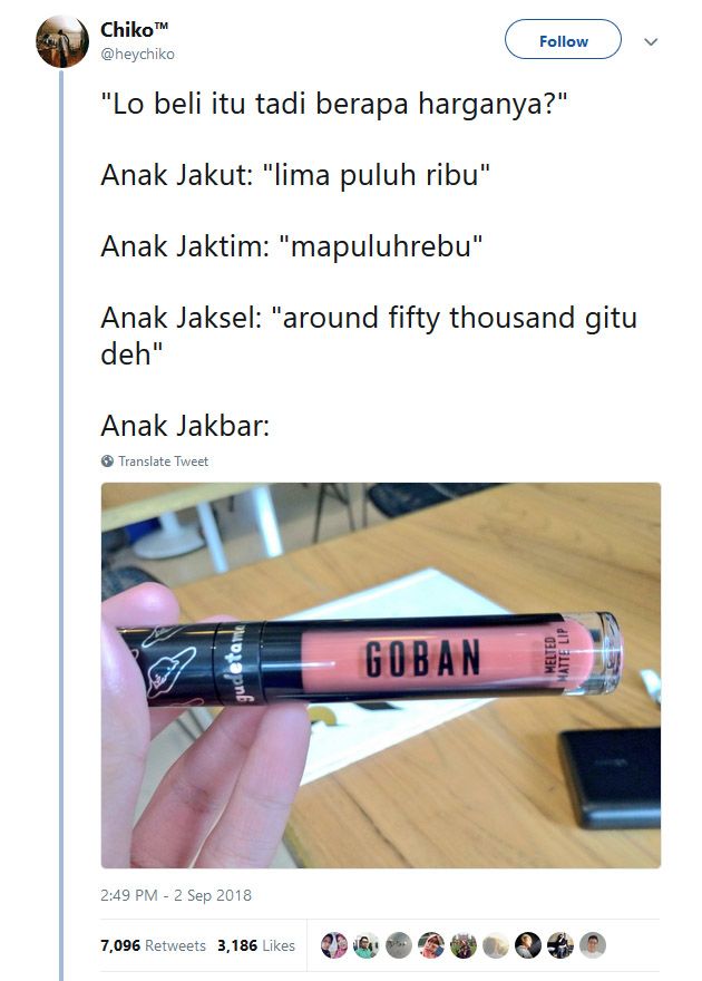 Bahasa Gaul Jaksel